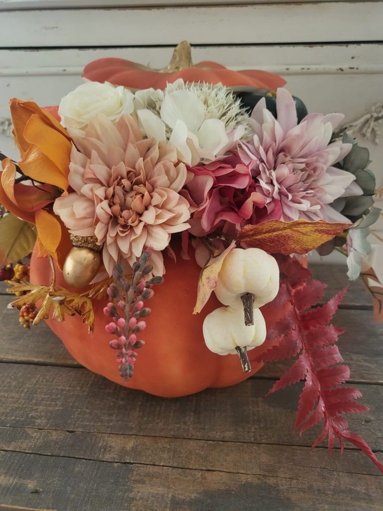 Keramická ozdobná tekvica - veľká