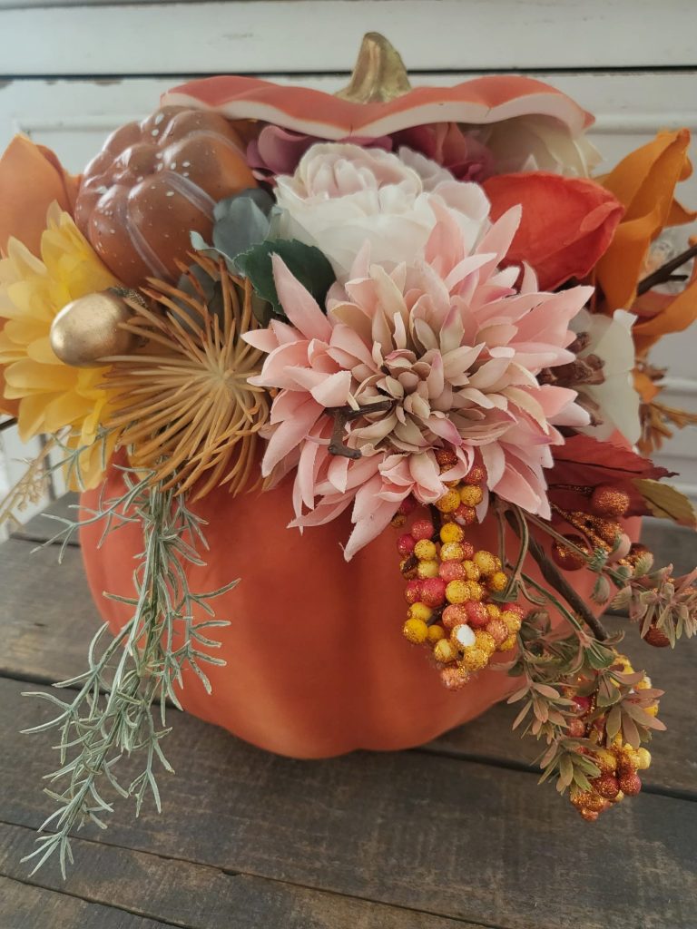 Keramická ozdobná tekvica - veľká