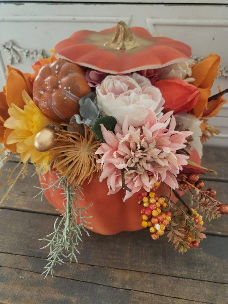 Keramická ozdobná tekvica - veľká